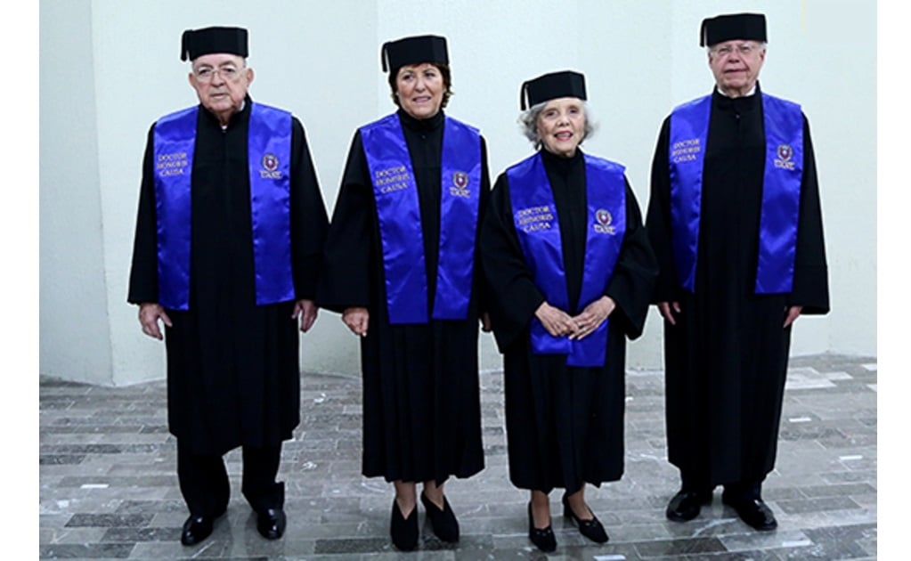 José Narro Robles y Elena Poniatowska, Doctor Honoris Causa por la UANL