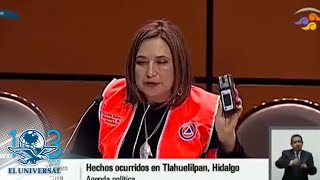 Xóchitl Gálvez muestra “kit” que pudo evitar muertes en Tlahuelilpan