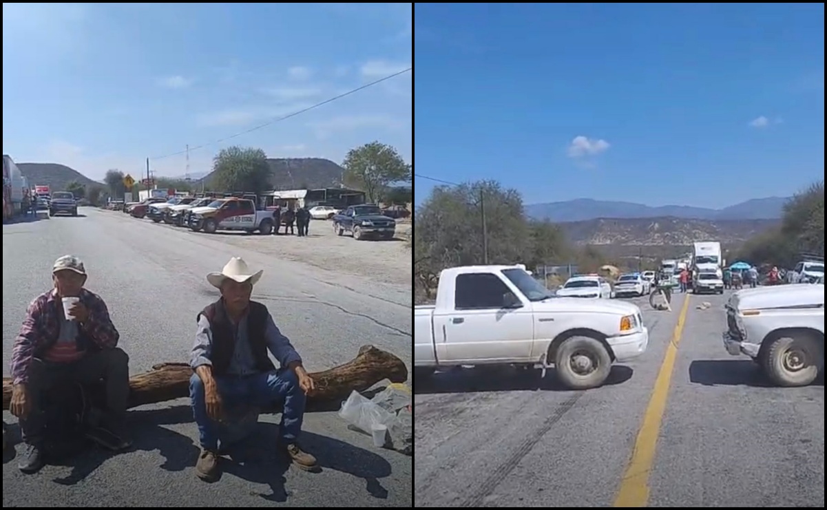 Bloqueo en carretera de Tamaulipas cumple 5 días; realizan barricadas con troncos, piedras y llantas