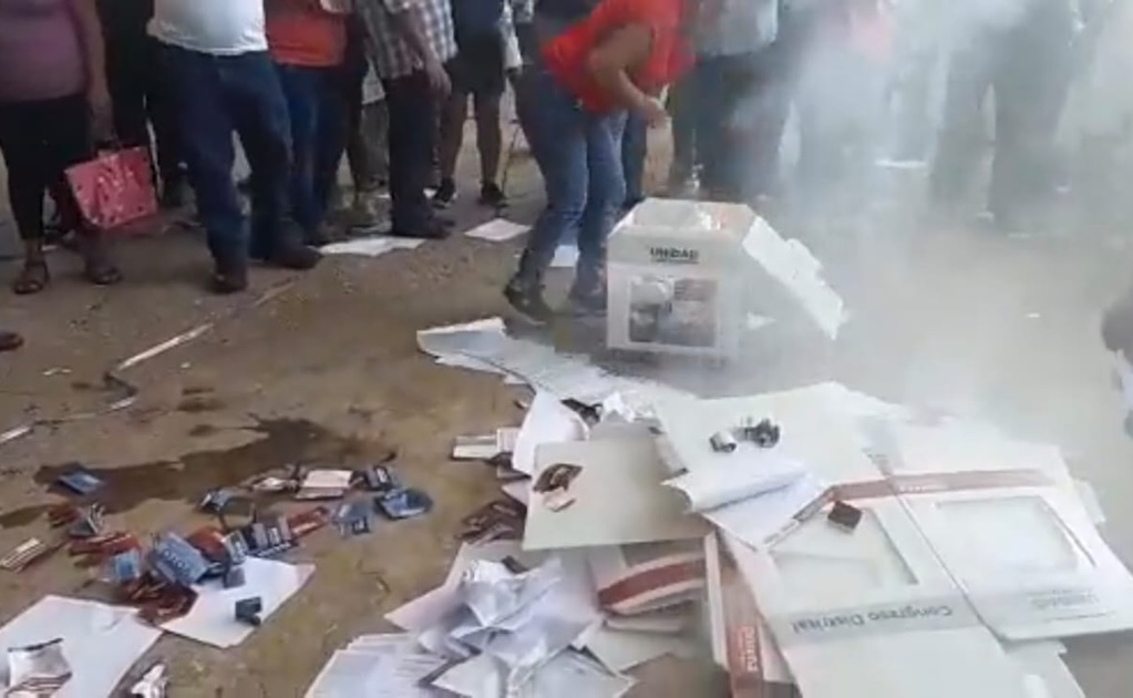 Destrucción de boletas y acusaciones de acarreo en elección de Morena en Oaxaca