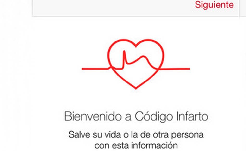 “Código Infarto", app que indica qué hacer en caso de emergencia