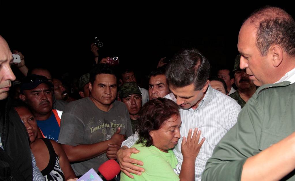 Peña pernocta en Acuña; recorrerá hoy la ciudad