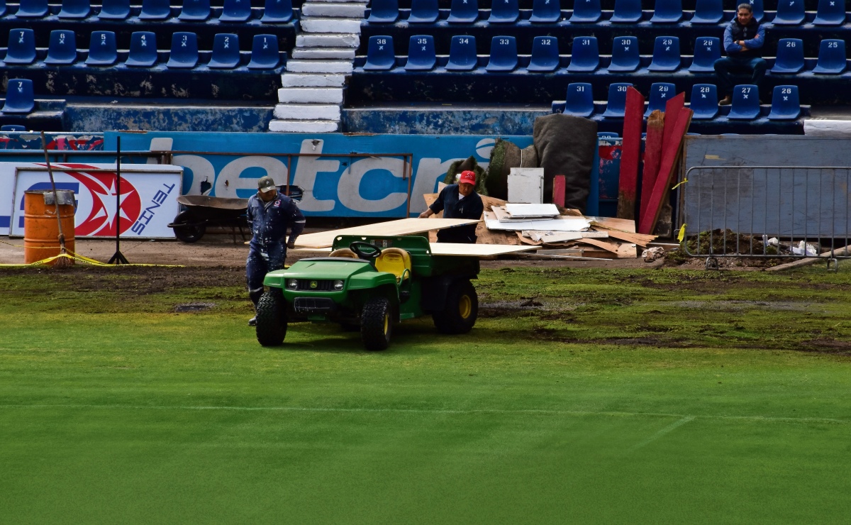 Cuidar el césped del estadio Ciudad de los Deportes será clave, asegura especialista