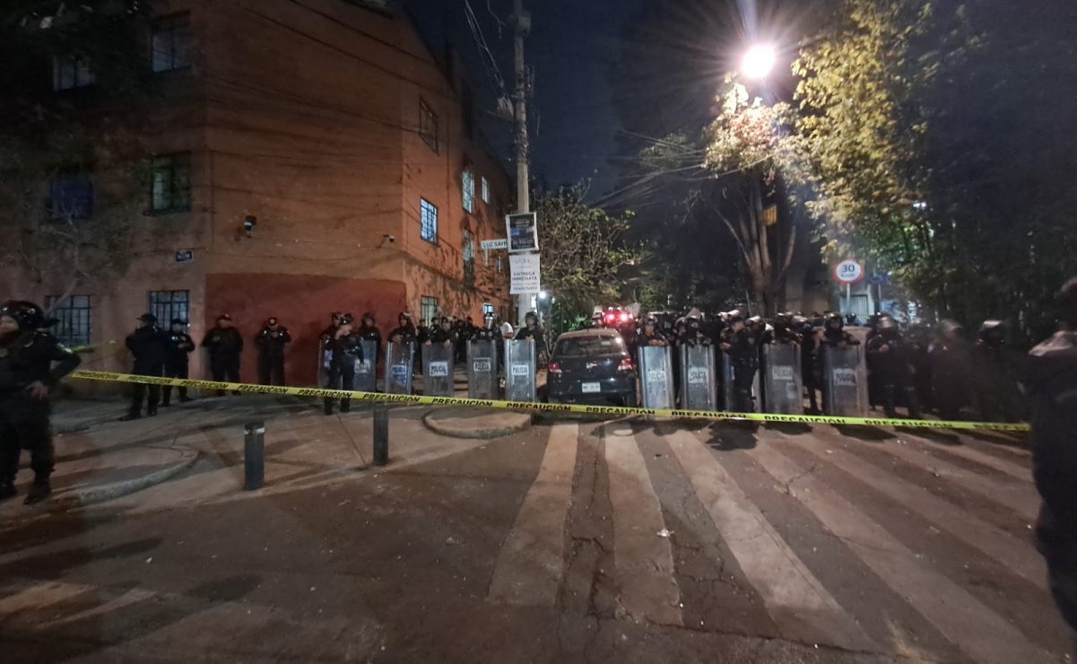 Intento de desalojo deja 13 detenidos en la Narvarte Poniente