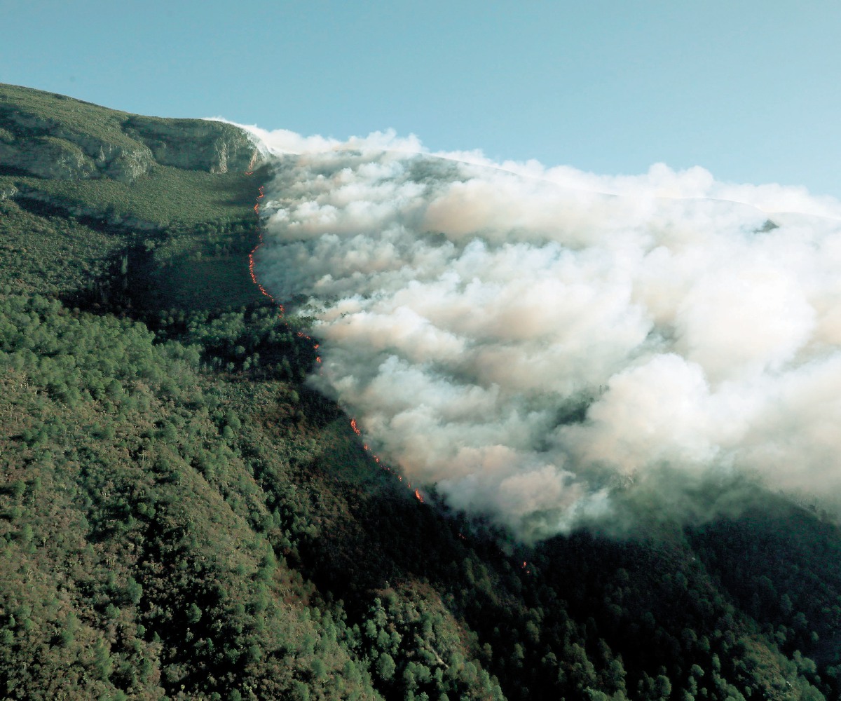 Se propaga incendio en Coahuila y Nuevo León