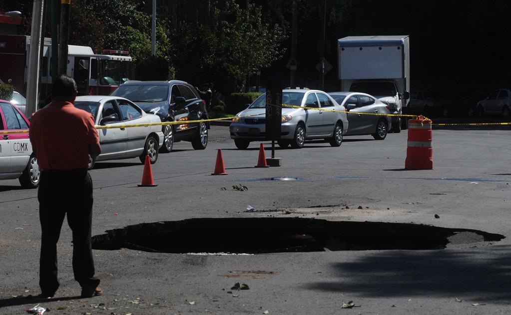 Obras de la SCT y CDMX causaron los socavones de Tlalpan