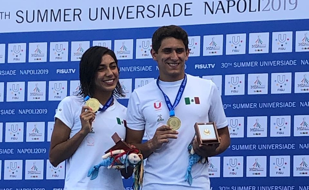 Estrella y Balleza le dan el tercer oro a México en la Universiada Mundial