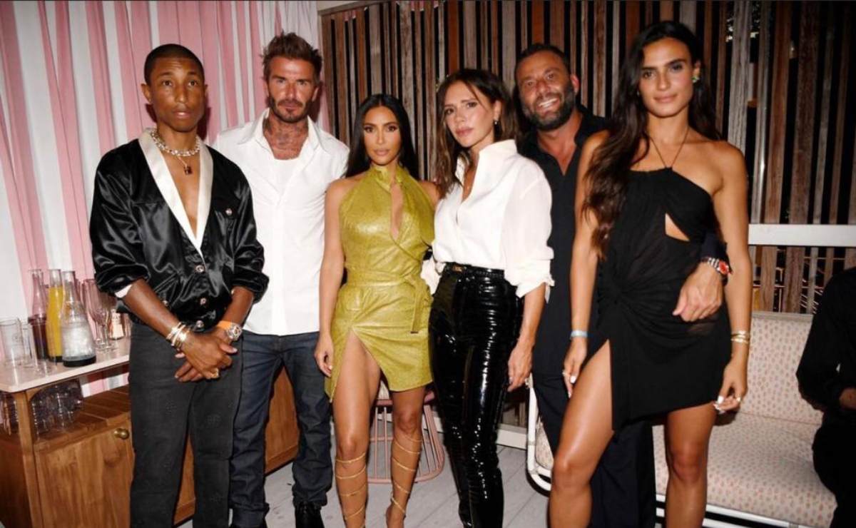 La fiesta que juntó a Kim Kardashian, los Beckham, Maluma y otras celebridades