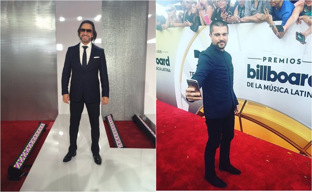 Desfilan famosos en alfombra roja de los Billboard latinos