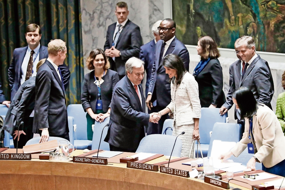 ...En tanto, el Consejo de Seguridad aún negocia una resolución