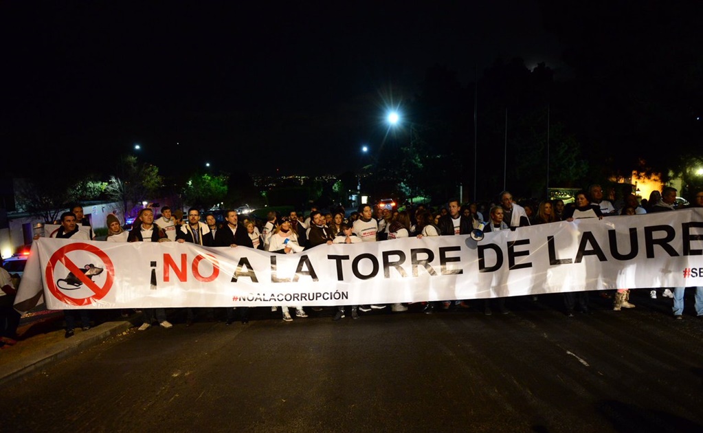 Protestan contra torre de 34 pisos en Bosques de las Lomas
