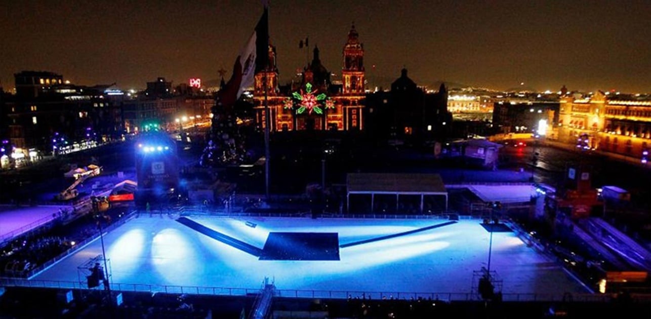 Gobierno capitalino pospone apertura de pista de hielo del Zócalo