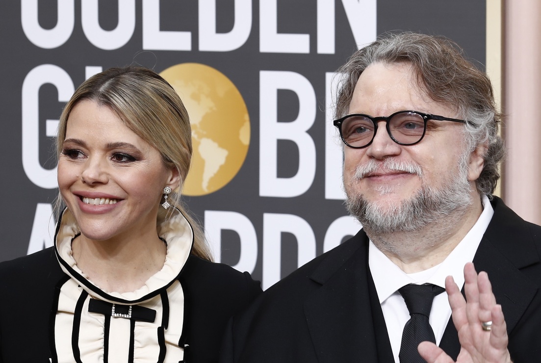 Guillermo del Toro y su esposa Kim Morgan derrochan amor en los Golden Globes 2023