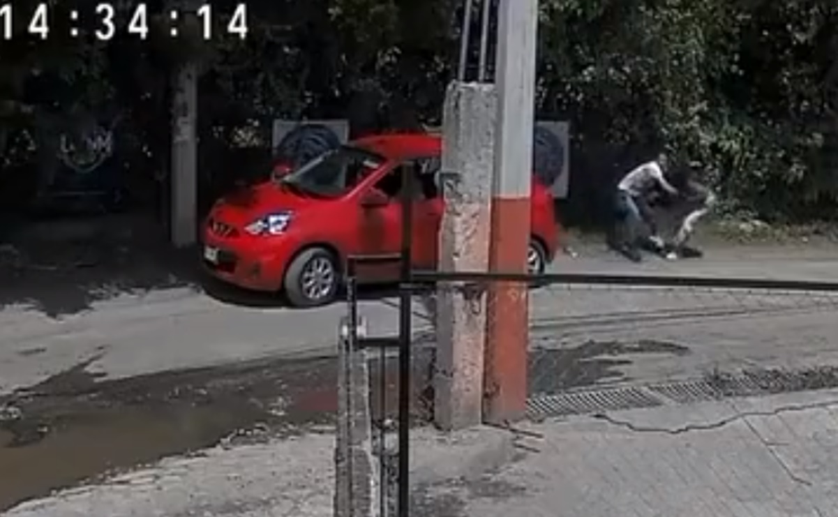 ¡Papá, papá! Captan intento de secuestro de una adolescente en Cuernavaca, Morelos