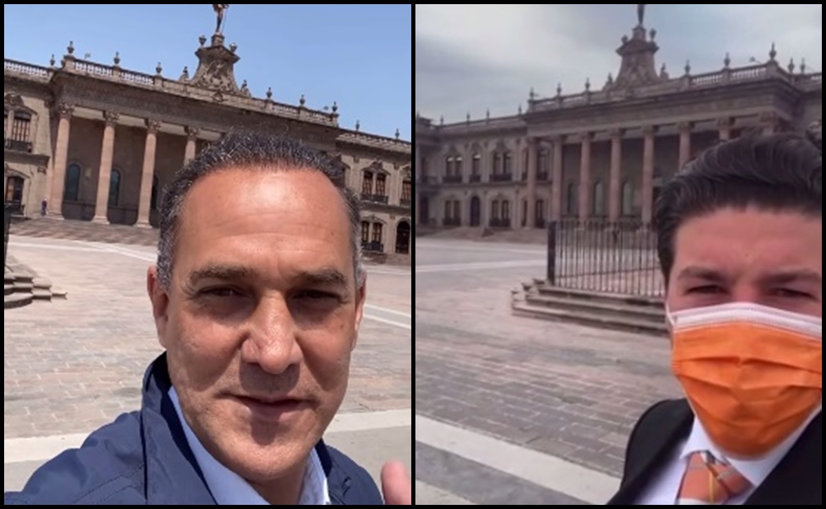 Samuel García presume que Palacio de NL será su oficina; "es la casa del pueblo", le responden