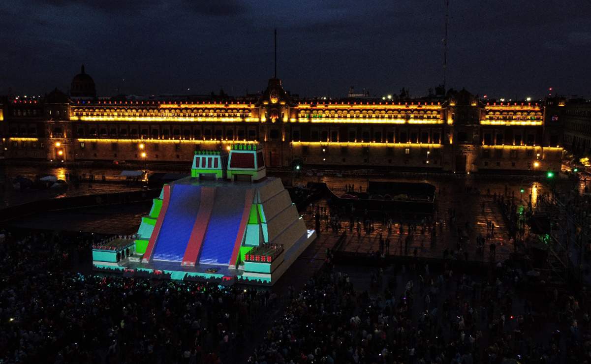 Maqueta monumental permanecerá hasta el 15 de septiembre en el Zócalo 