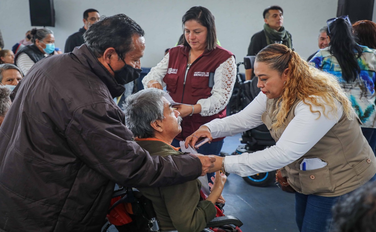 Inicia dispersión de pensiones para personas con discapacidad y adultos mayores en Edomex