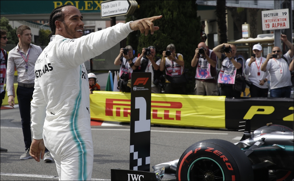 Lewis Hamilton gana la pole position en Mónaco