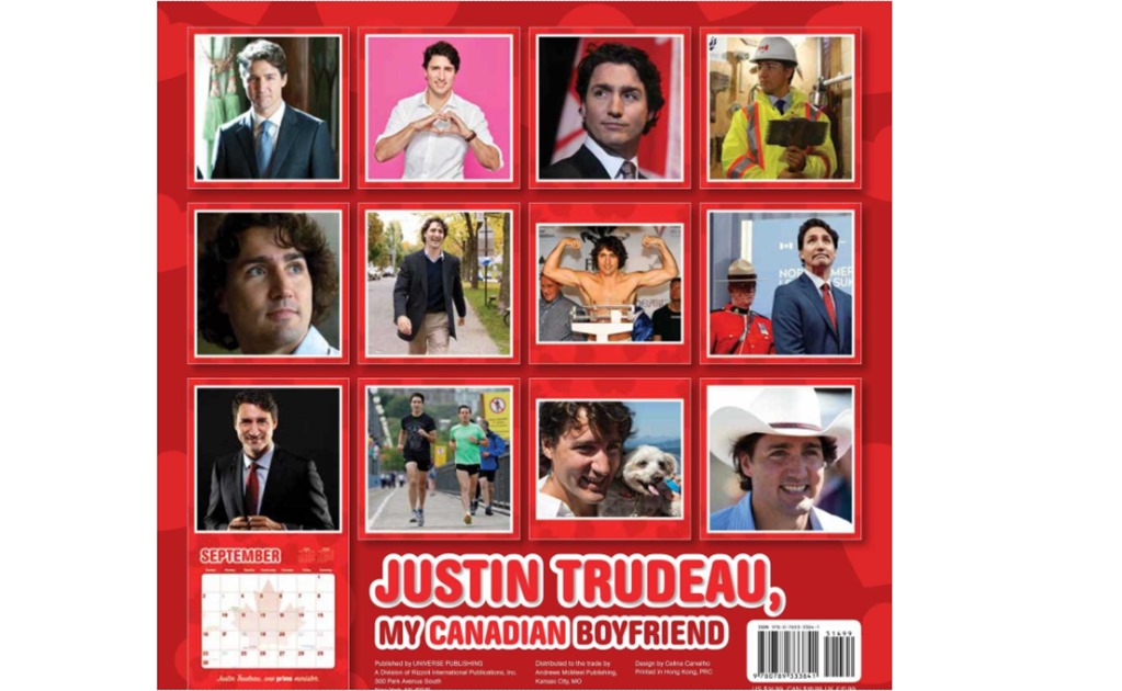“Mi novio canadiense”, el calendario de Trudeau que se vende en línea