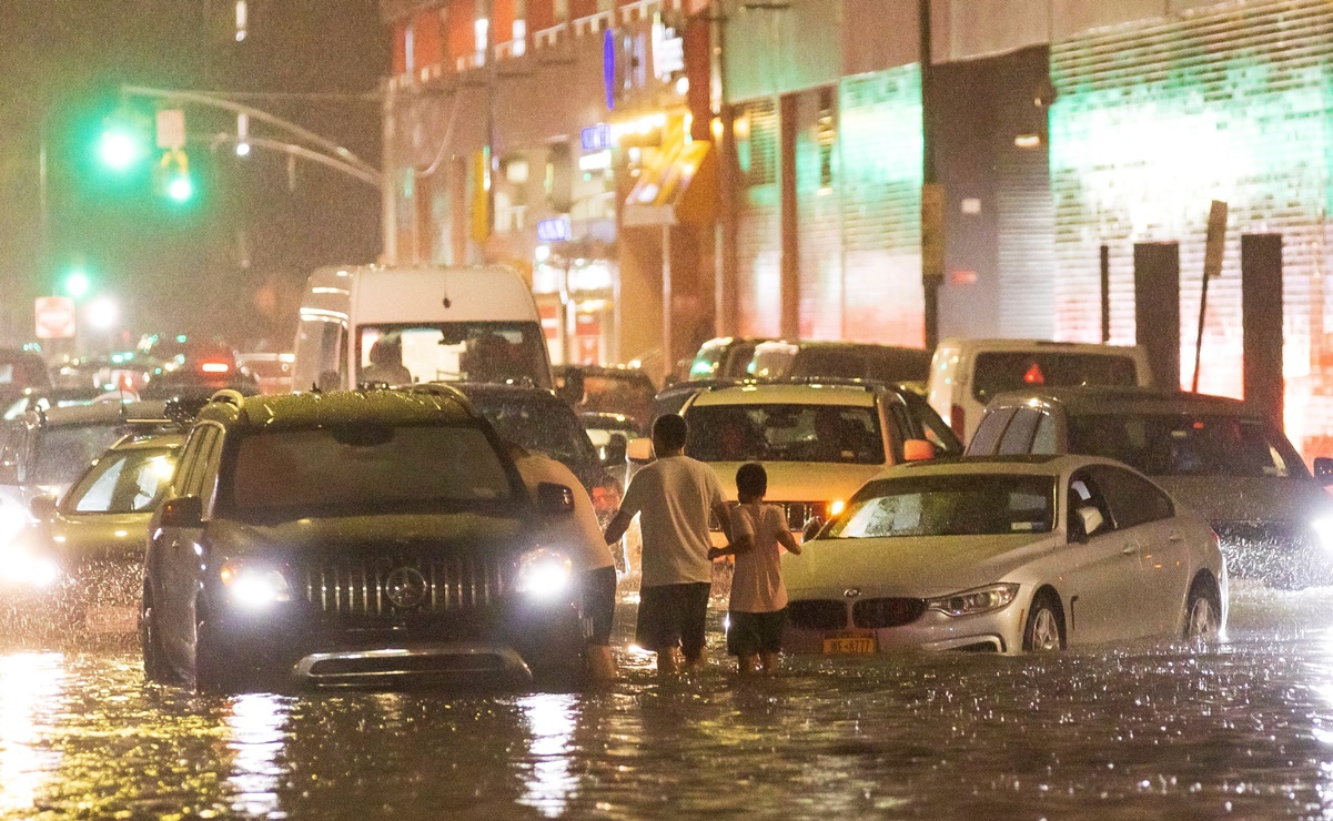 Cambio climático, causante de las graves inundaciones en Nueva York