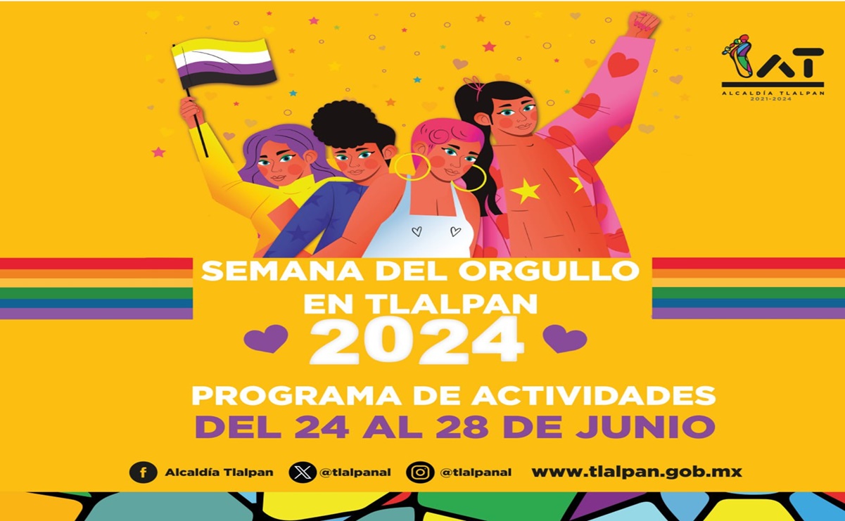 Tlalpan anuncia semana del orgullo LGBT+ con actividades temáticas