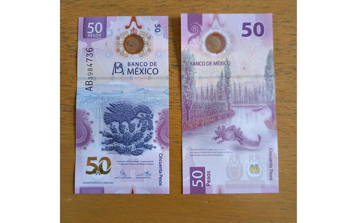 Así es el nuevo billete de 50 pesos que ya circula en México