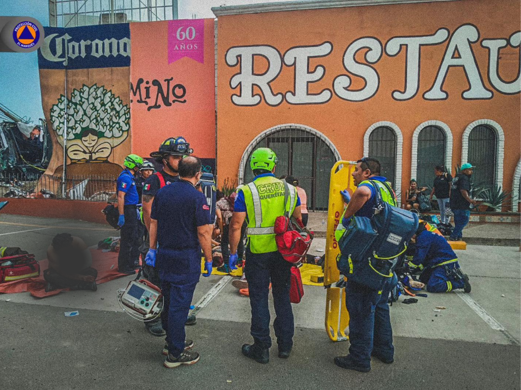 Suman tres personas fallecidas, tras accidente en la autopista México-Querétaro 