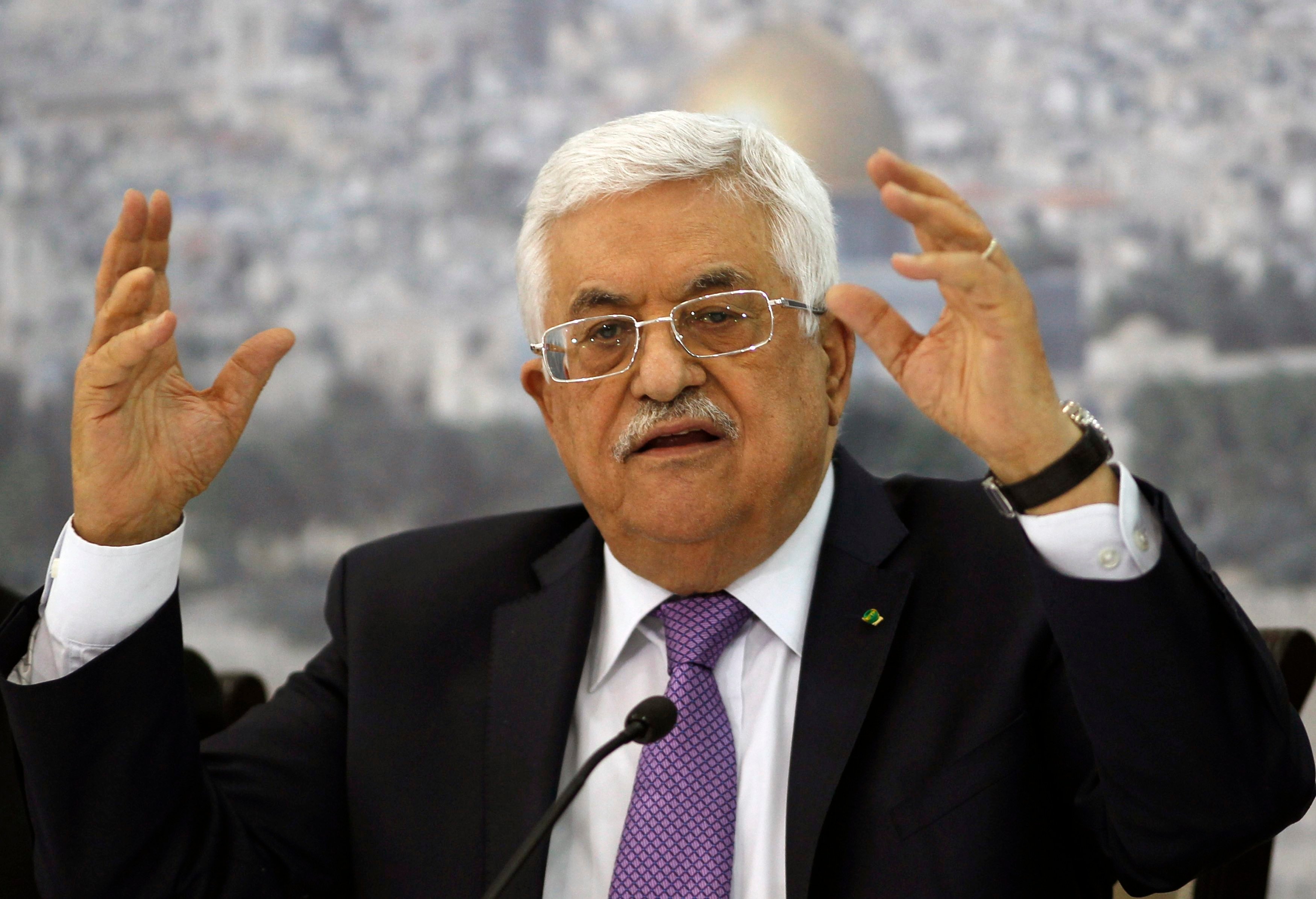 Presidente palestino rompe "todas las relaciones" con Israel y EU