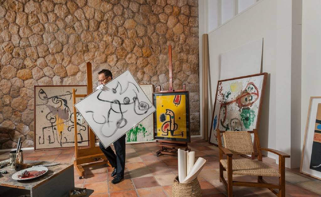 Instalan el estudio de Joan Miró en Londres