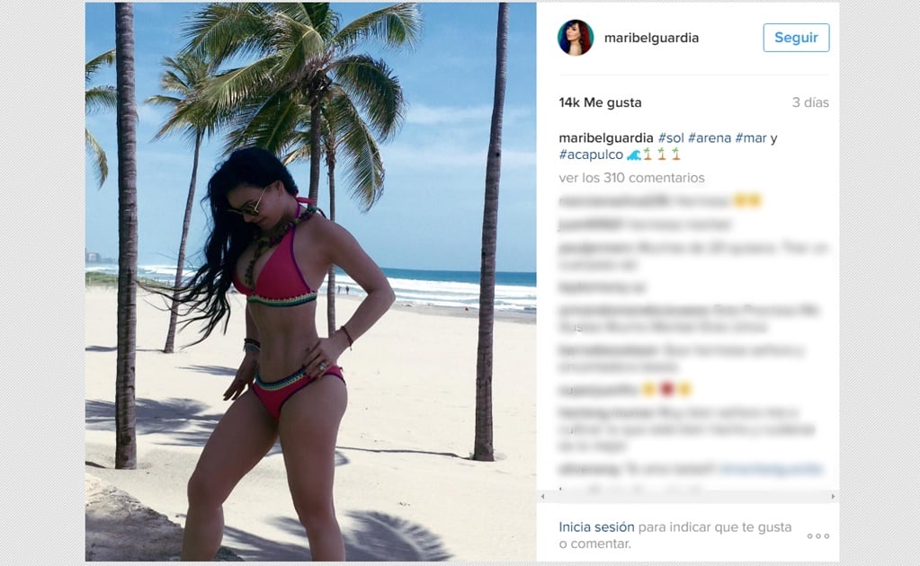 Maribel Guardia luce sus curvas en bikini