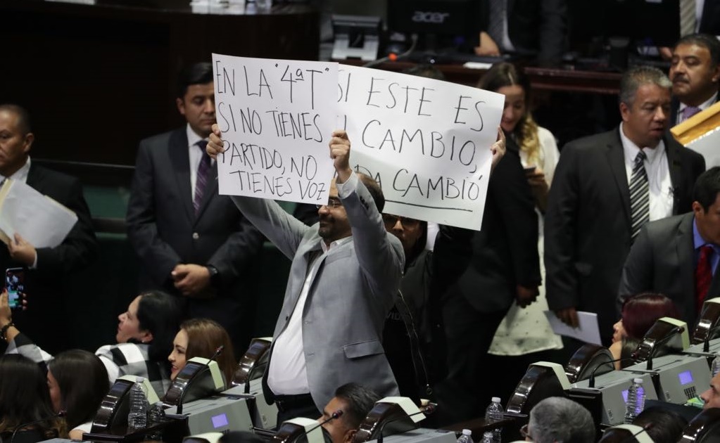 “Si no tienes partido, no tienes voz”, protesta Álvarez Icaza en el Congreso
