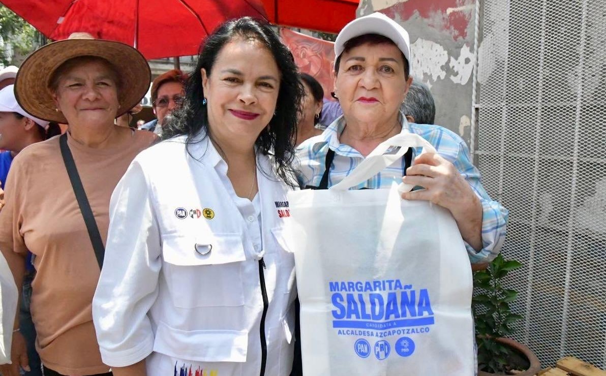 Invita Margarita Saldaña a votar con libertad y a defender el cambio en Azcapotzalco