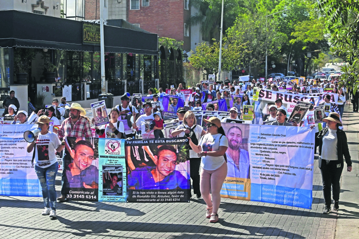 Aumentan protestas por desapariciones en Jalisco