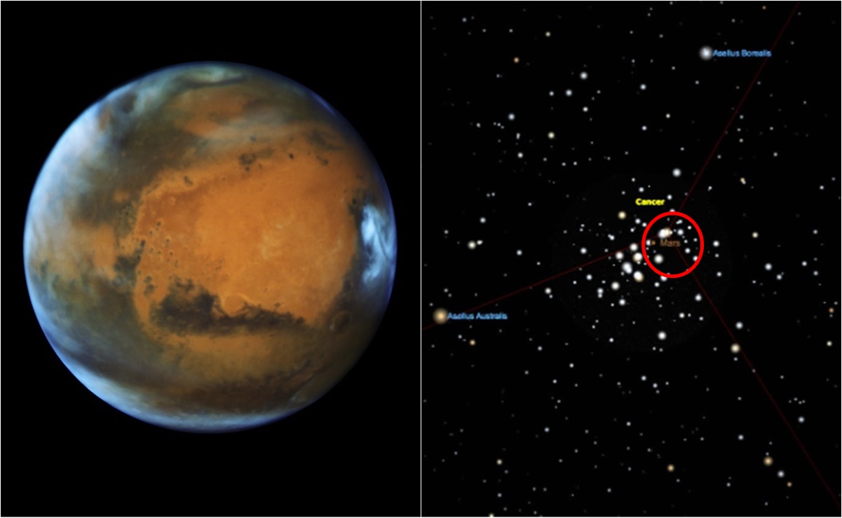 No te pierdas el avistamiento de Marte mañana, ¡Se impondrá en el cielo como "un rubí brillante"! 