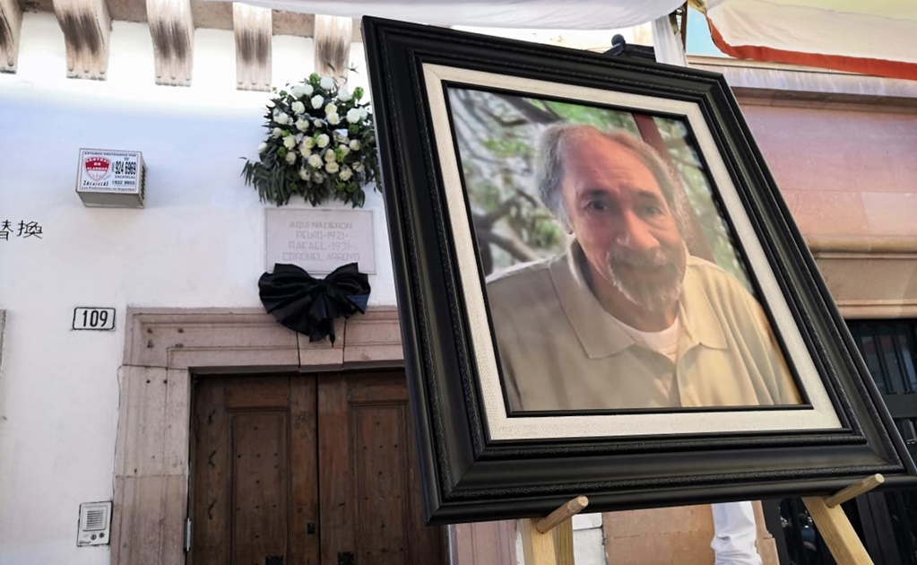 Rinden homenaje al pintor Rafael Coronel en Zacatecas