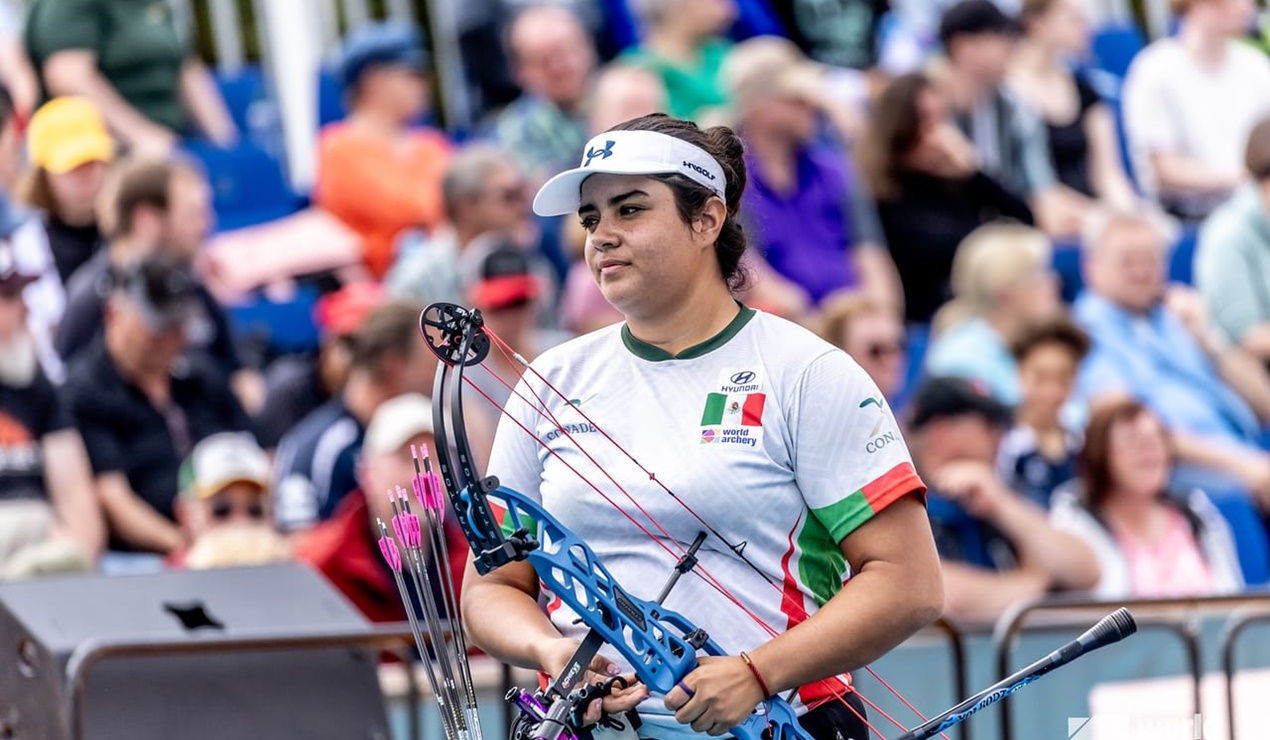 La mexicana Andrea Becerra, plata en compuesto en los Mundiales de Berlín
