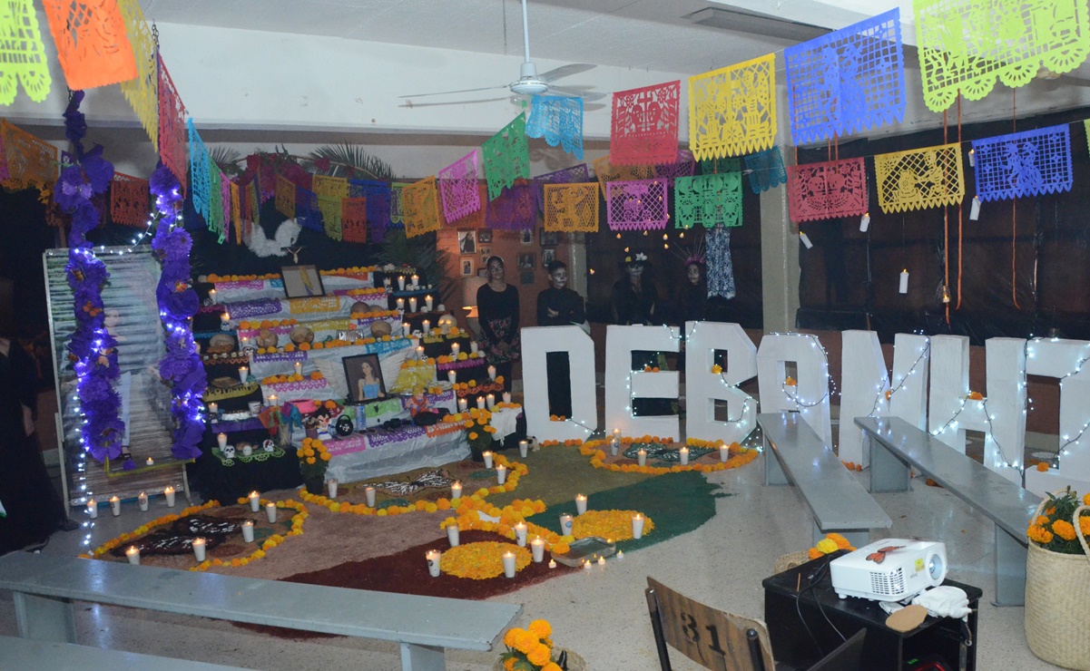 Colocan altar de muertos en homenaje de Debanhi Escobar 