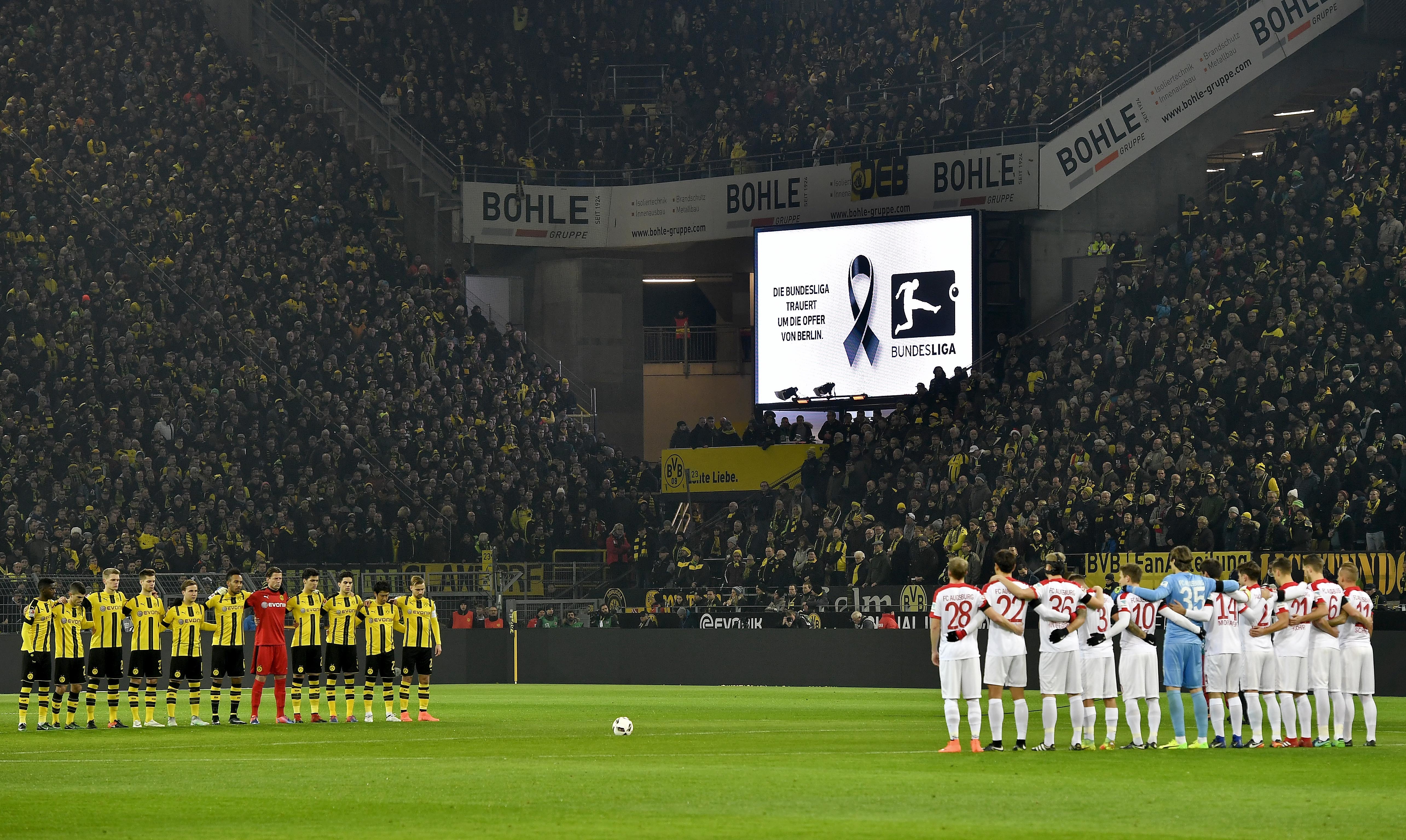 Bundesliga honra a las víctimas del ataque en Berlín
