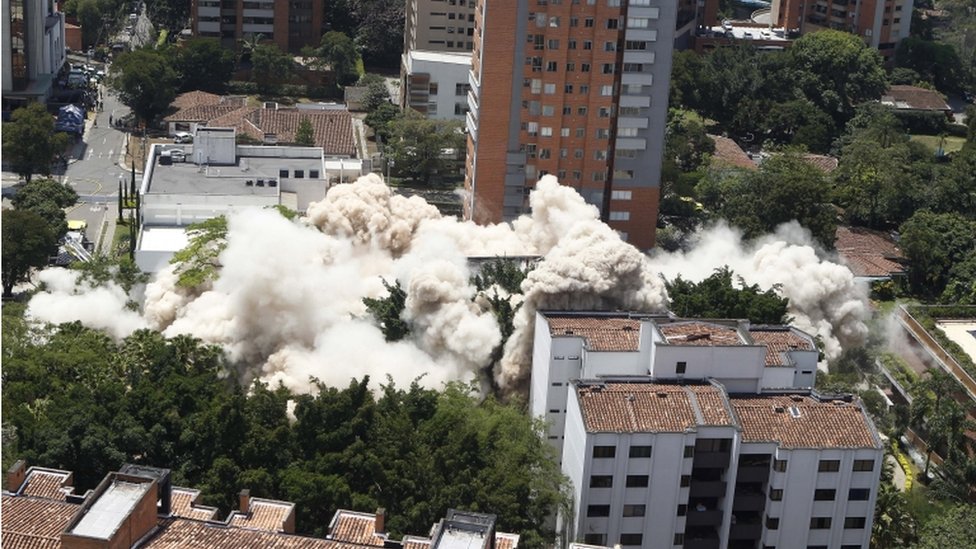 Pablo Escobar: qué significa el derribo del edificio Mónaco, uno de los mayores símbolos del poder del narco