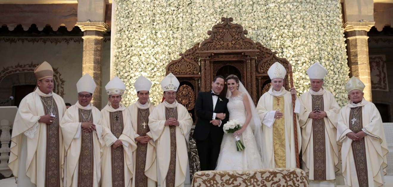 Las fotos que no habías visto de la boda de Eruviel Ávila