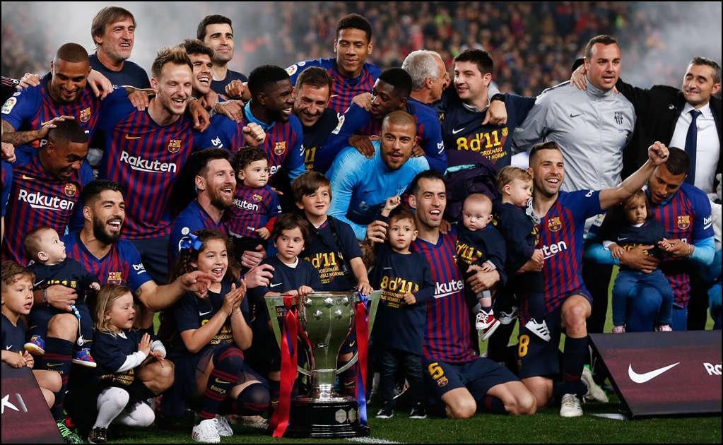 Con gol de Lionel Messi, Barcelona consigue su título 26