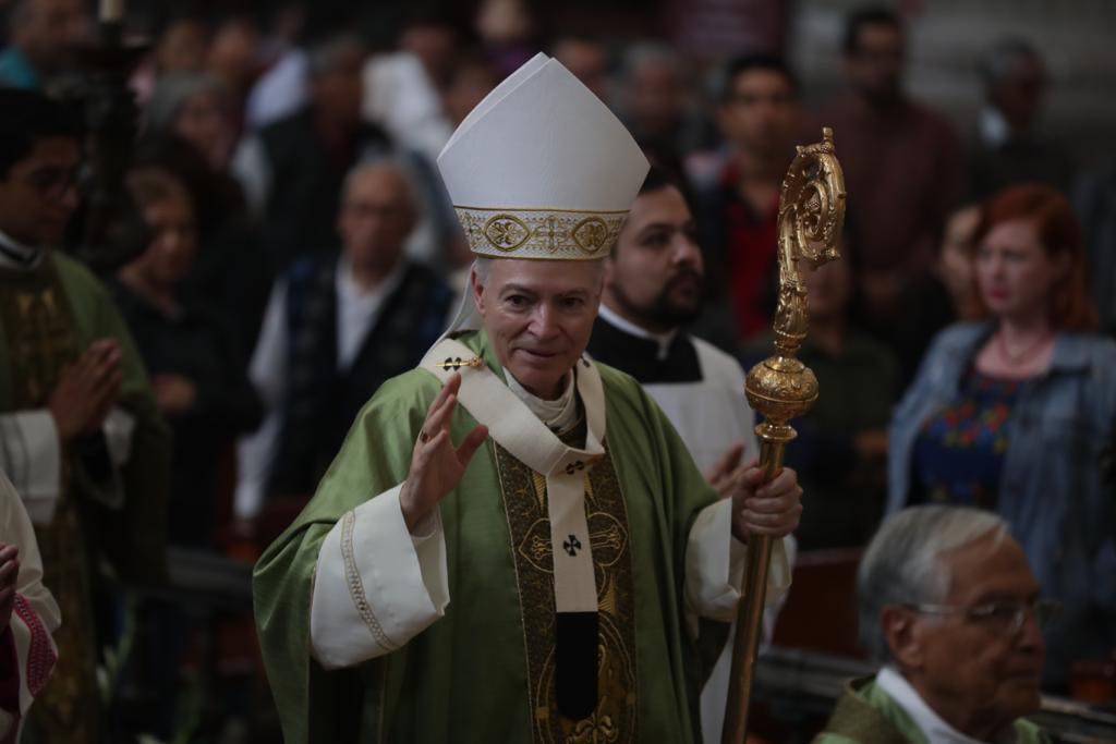 Aguiar Retes pide orar por el Papa Francisco y los damnificados de los sismos