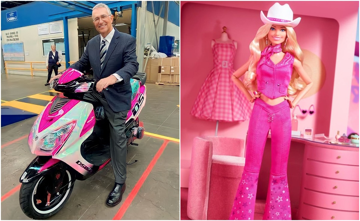 “Para las Barbies y Kens” Ricardo Salinas pone a la venta moto alusiva a la película