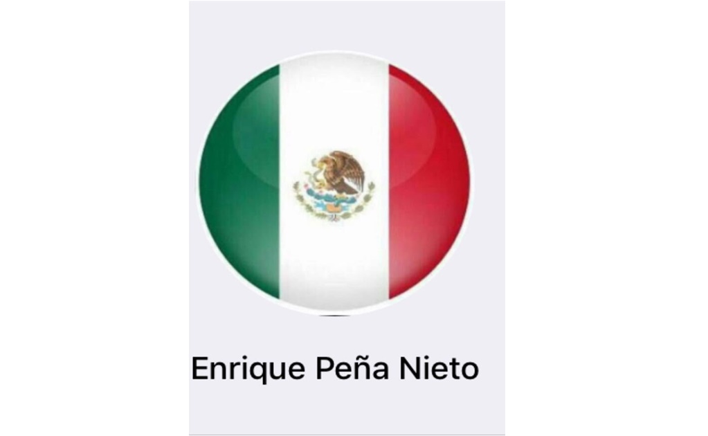 Peña Nieto coloca bandera en su perfil de WhatsApp