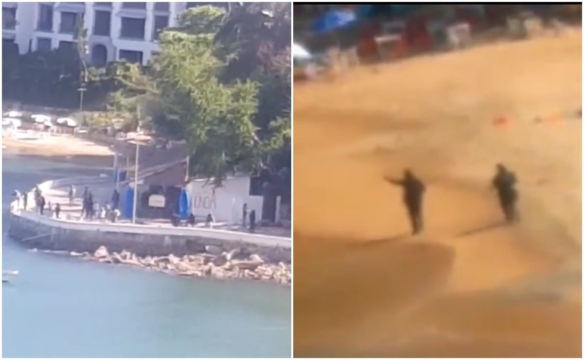 En sábado, a plena luz del día y en la playa, una balacera en Acapulco deja 4 muertos