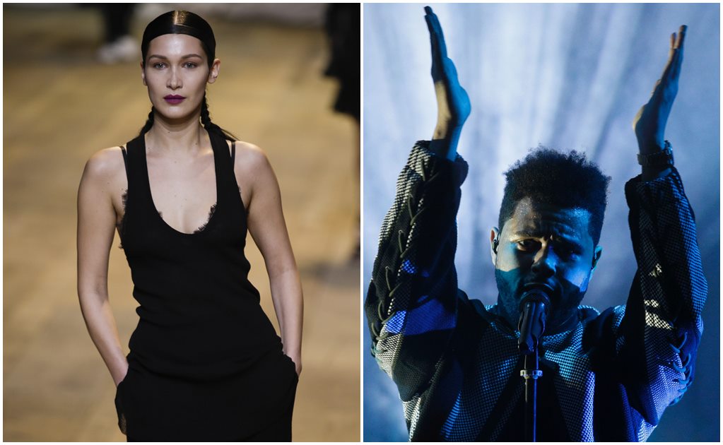 Bella Hadid y The Weeknd coinciden en el desfile de H&M 