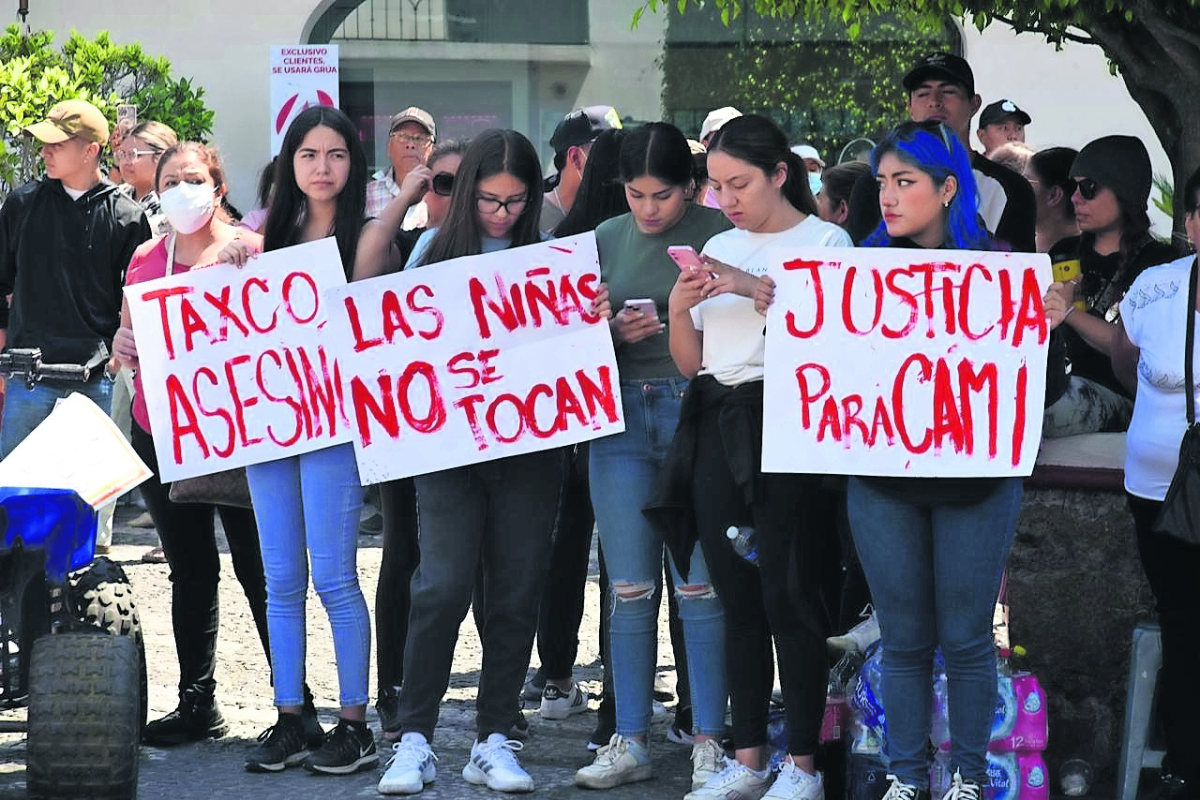 Exigen justicia ante  el doble feminicidio en Taxco
