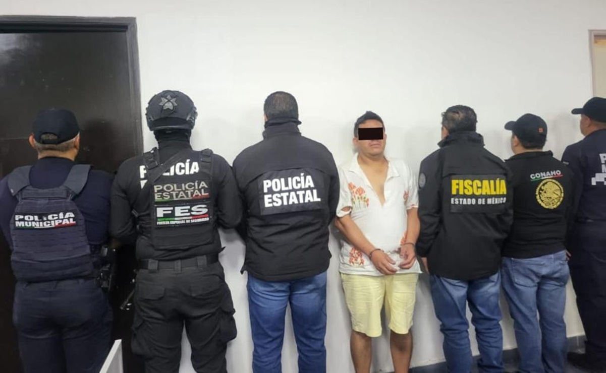 Detienen a "El Mosco” y a 4 extorsionadores más en Tlalnepantla; taxistas intentaron impedir su captura
