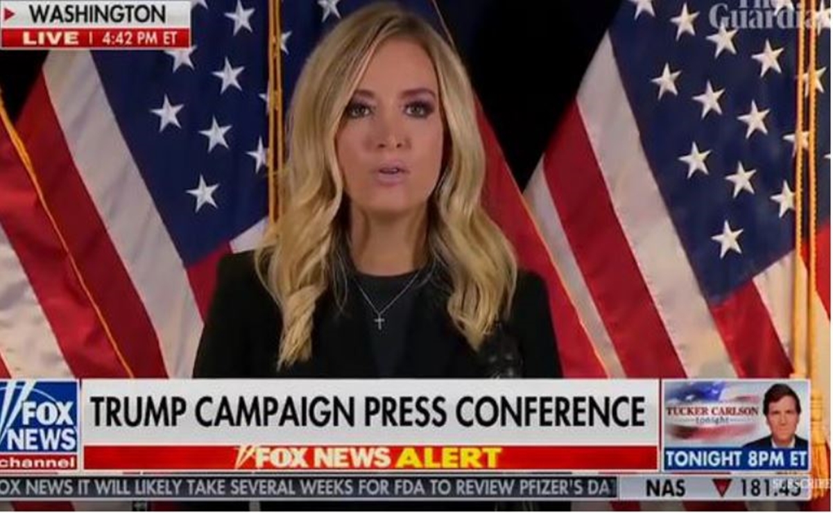 Fox News, el canal más afín a Trump, corta rueda de prensa de portavoz de la Casa Blanca 