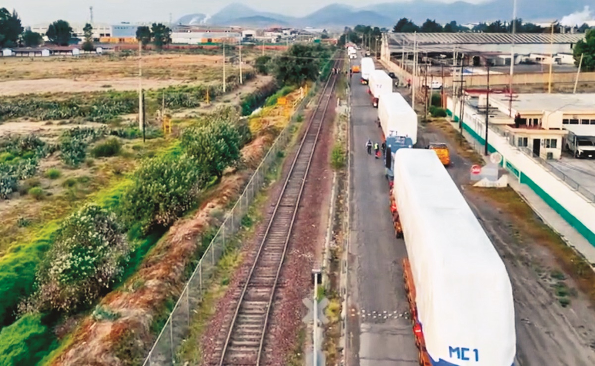 Tren Maya: Sale primer convoy de cuatro vagones a Cancún